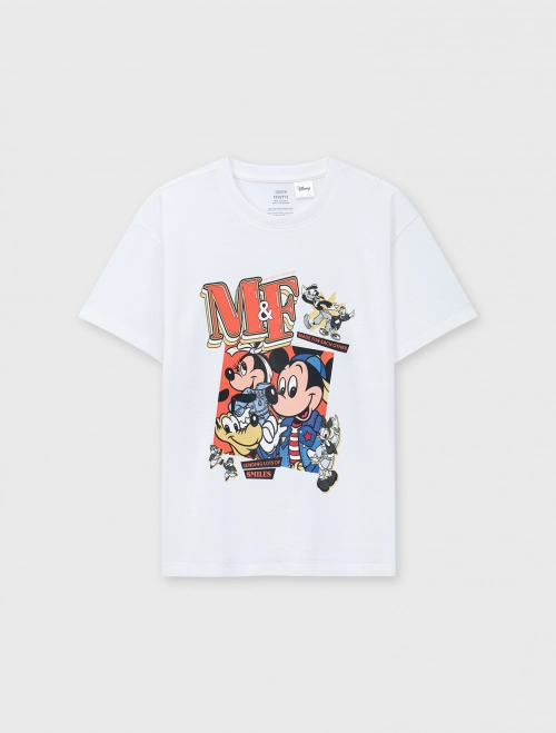 Áo phông unisex trẻ em in hình Mickey & Friends
