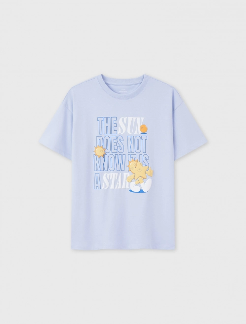 Áo phông unisex trẻ em có hình in