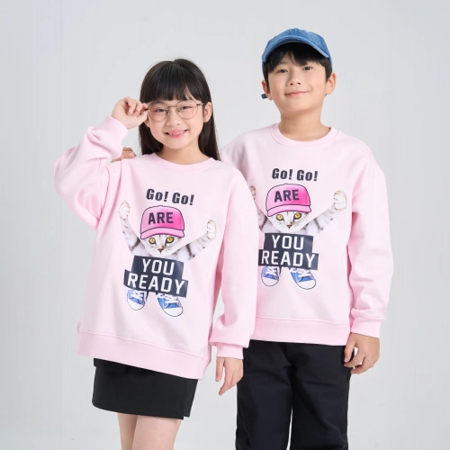 Áo nỉ unisex trẻ em có hình in
