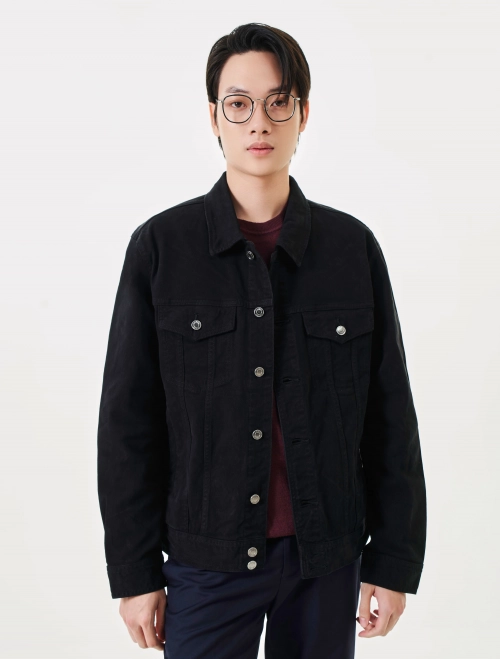 Áo khoác khaki unisex người lớn dáng suông