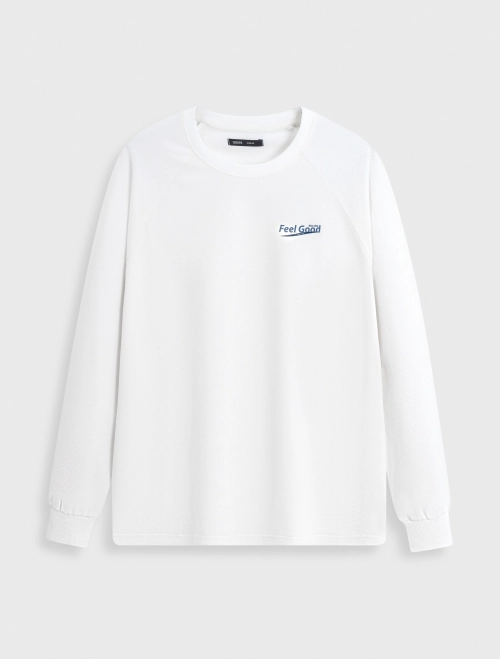 Áo phông dài tay unisex người lớn vải waffle