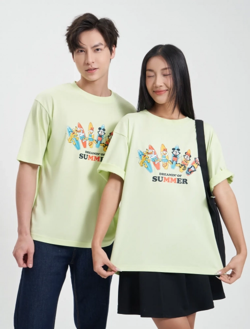 Áo phông unisex người lớn in Mickey & Friends