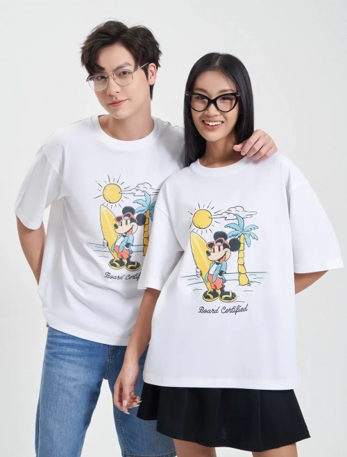 Áo phông unisex người lớn in Mickey & Friends