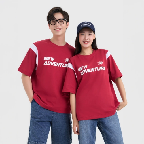 Áo phông unisex người lớn cotton USA có hình in
