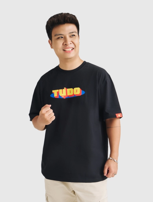 Áo phông unisex người lớn typo Độc Lập - Tự do - Hạnh phúc