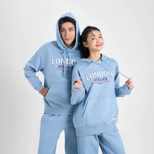 Áo nỉ unisex người lớn cotton USA có hình in