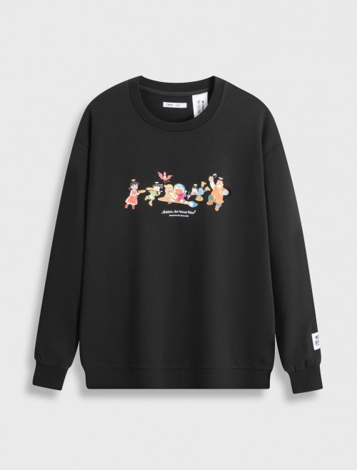 Áo nỉ unisex người lớn in hình Doraemon