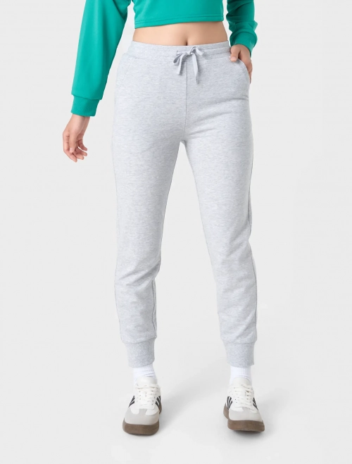Quần nỉ nữ basic dáng jogger