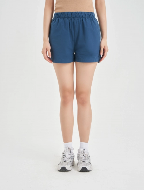 Quần soóc nữ cotton cạp chun