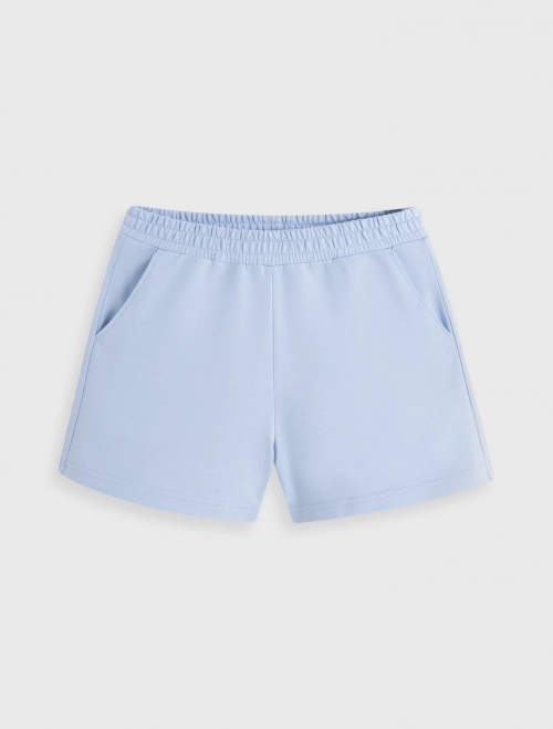 Quần shorts nữ basic cạp chun