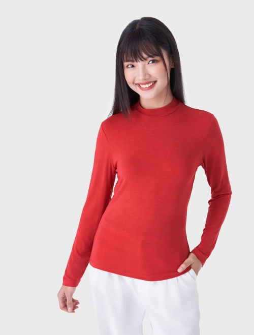 Áo giữ nhiệt nữ cổ 3 phân