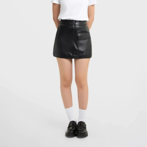 Chân váy da nữ có túi