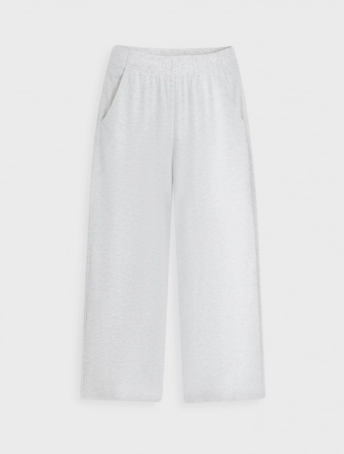 Quần mặc nhà nữ dáng suông