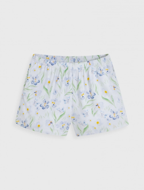 Quần shorts mặc nhà nữ viscose