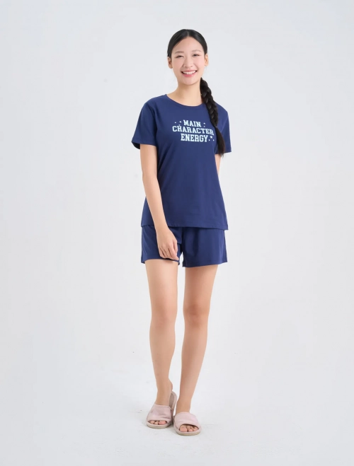 Bộ mặc nhà nữ có hình in