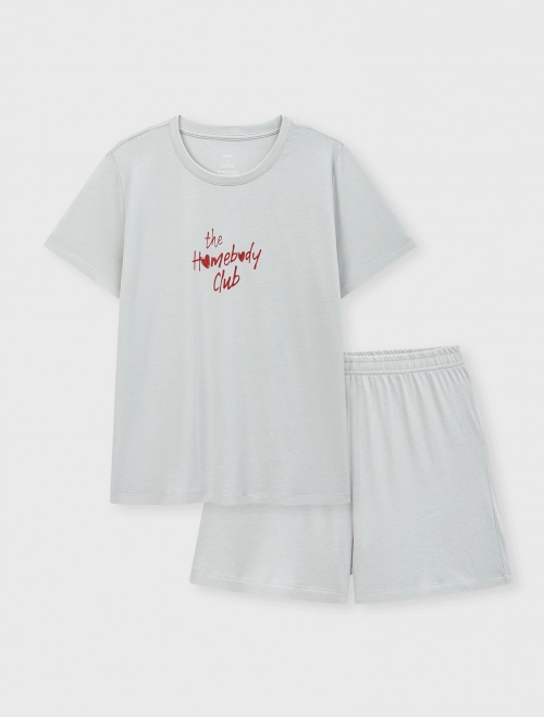 Bộ mặc nhà nữ có hình in