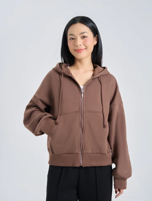 Áo khoác nỉ nữ cotton USA