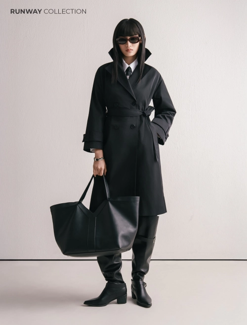 Áo Măng Tô Dáng Dài Nữ