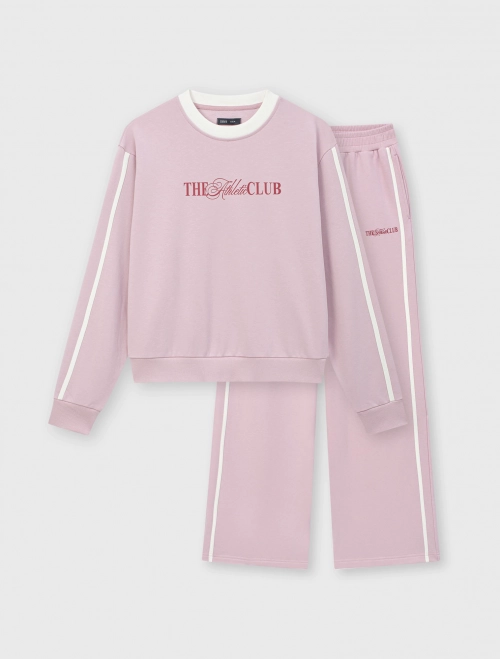 Bộ quần áo nỉ nữ dáng suông