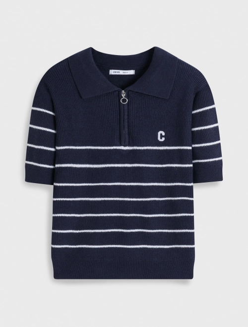 Áo len nữ cổ polo