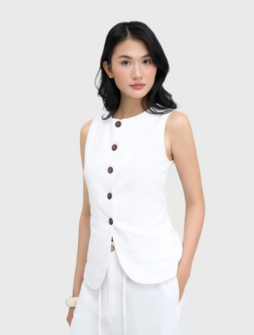Áo kiểu nữ gile sát nách