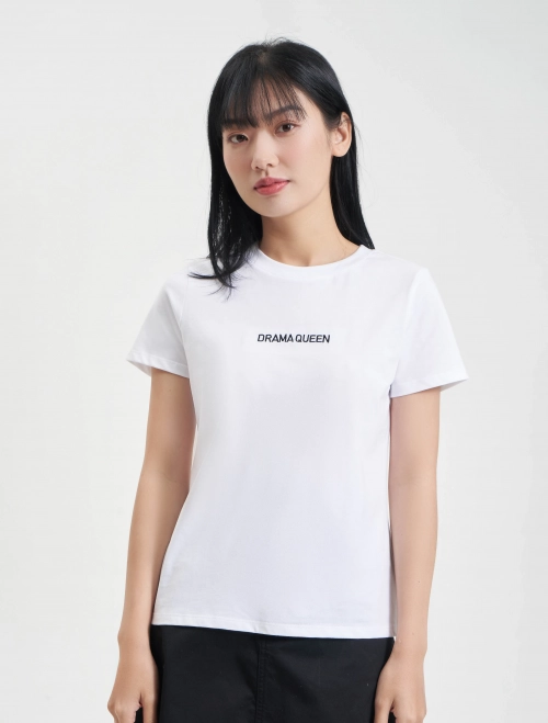 Áo phông nữ cotton USA dáng babytee