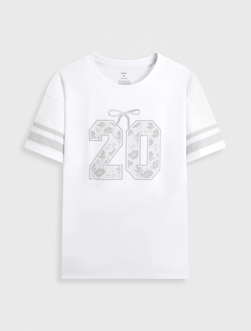 Áo phông nữ cotton USA dáng oversize