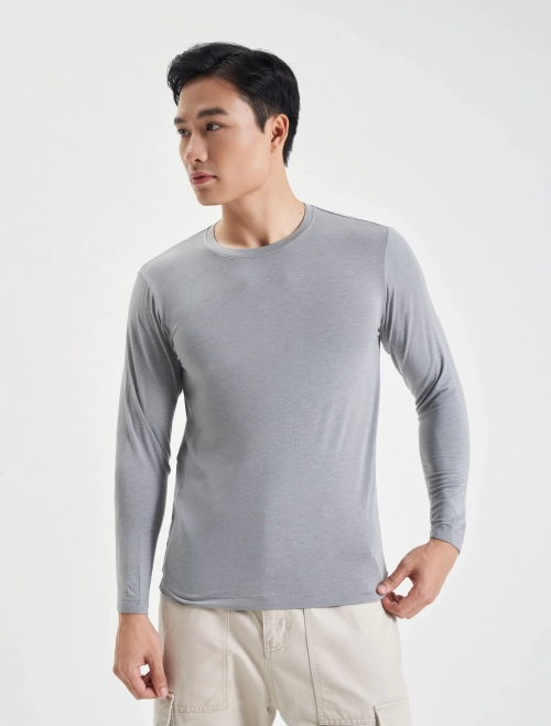 Áo giữ nhiệt nam cổ tròn