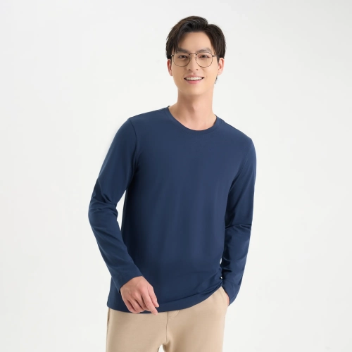 Áo body nam cổ tròn