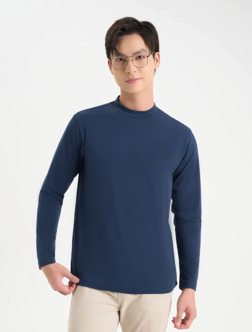Áo body nam cổ lửng