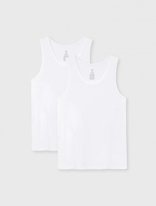 Combo 2 áo ba lỗ mặc nhà nam Cotton USA | OEKO-TEX