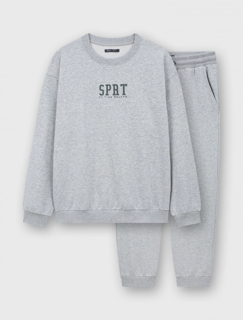 Bộ quần áo nỉ nam có hình in