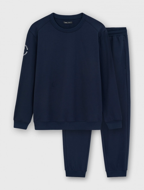 Bộ quần áo nỉ nam có hình in