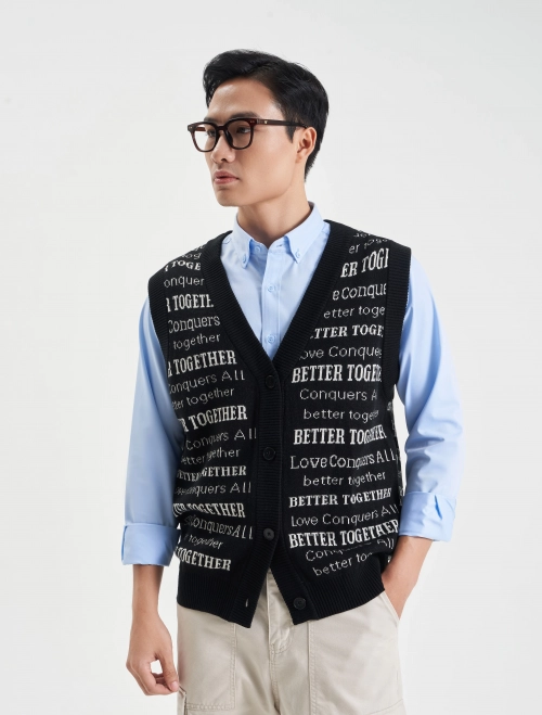 Áo cardigan nam