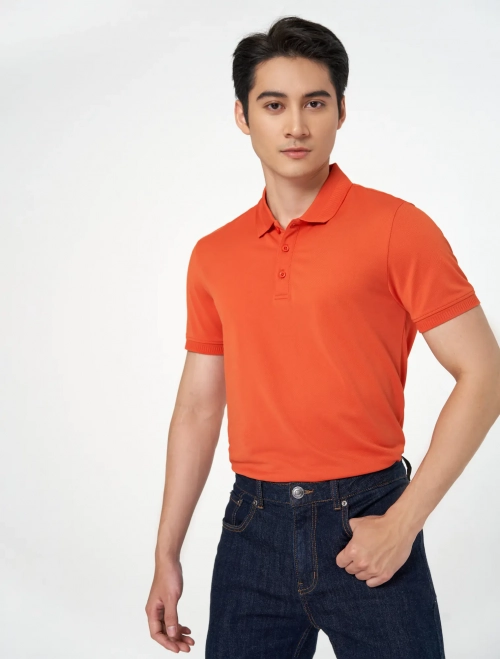 Áo polo nam cafe cổ đức cộc tay