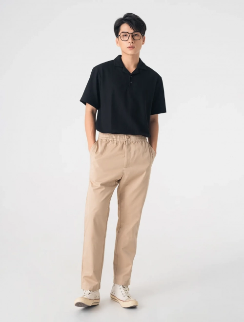 Áo polo nam cổ bẻ cộc tay