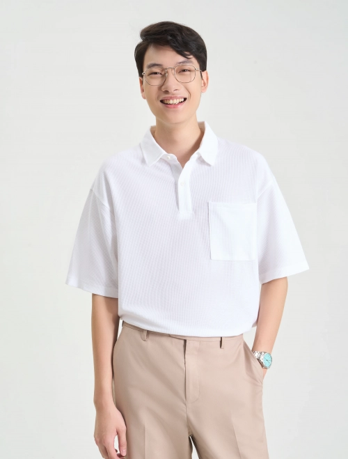 Áo polo nam có túi ngực