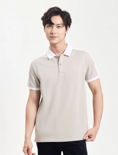 Áo polo nam phối màu