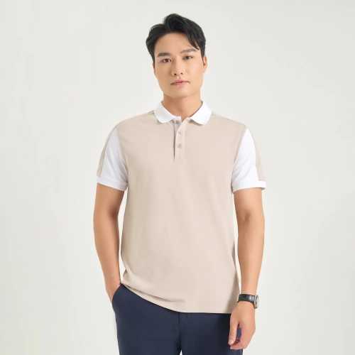 Áo polo nam phối màu