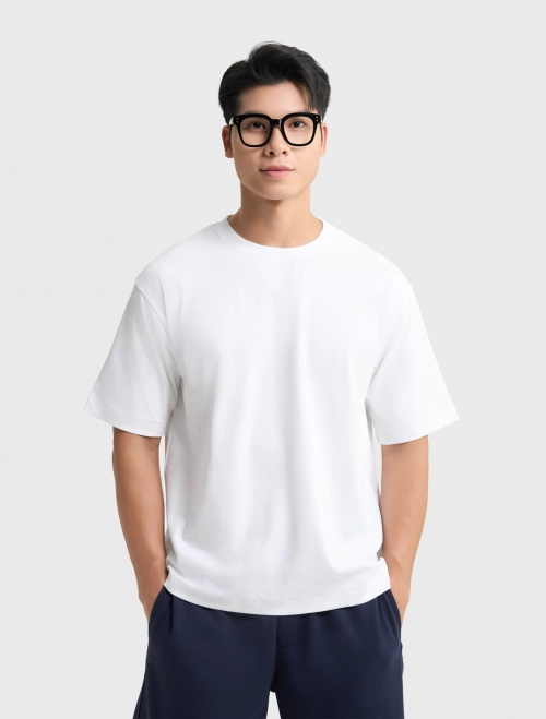 Áo phông nam cotton basic