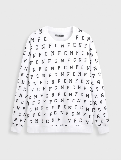 Áo nỉ nam có hình in